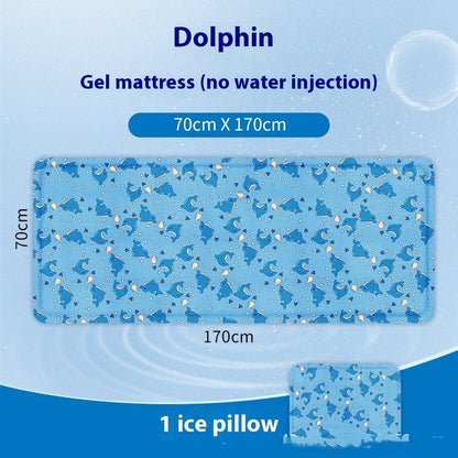 Gel Ice Pad Mattress Cooling Single PVC Cushion
