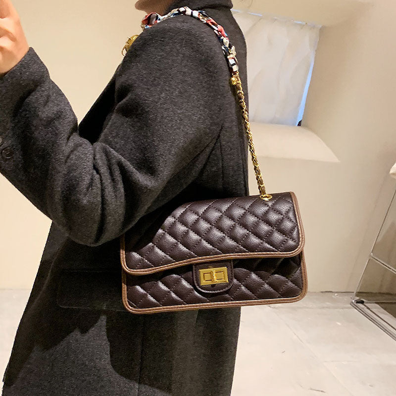 Winter Lingge Generous Bag Personalized Sewing Thread Solid Color