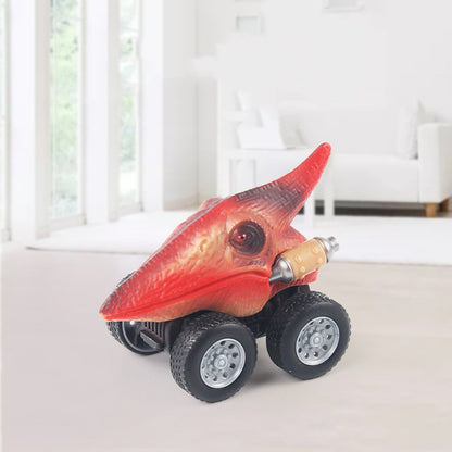 Simulation Dinosaur Model Mini Pull Back Car Inertia