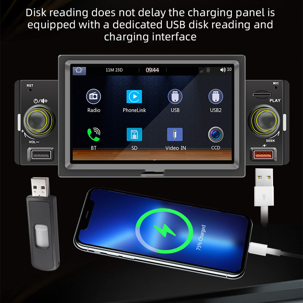 Mobile Phone Connected Bluetooth Player