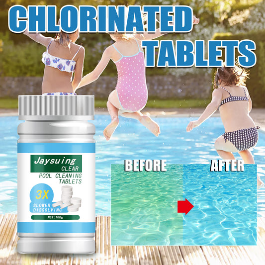 Pool Effervescent Tablets Spa Bathroom Treatment Algae Remover