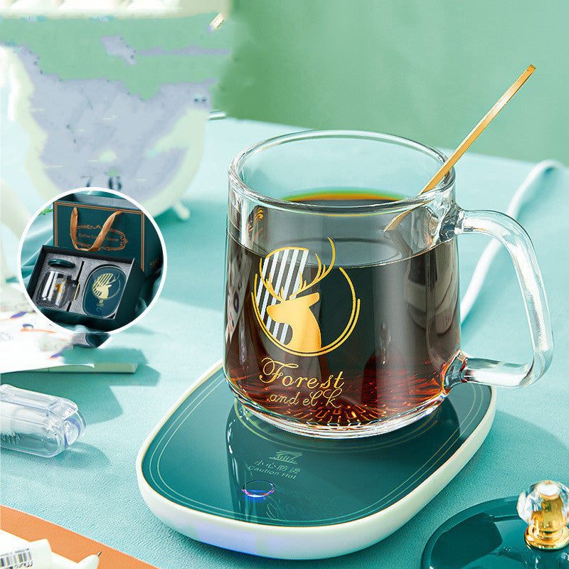 Gift Box 55 Degrees Constant Warmth Warm Cup Reheatable Coaster