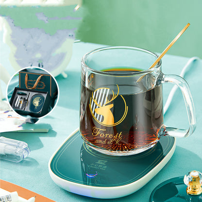 Gift Box 55 Degrees Constant Warmth Warm Cup Reheatable Coaster