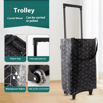 Bold Trolley Shopping Cart Foldable Household