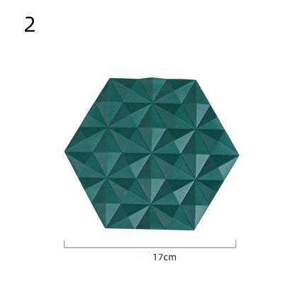 Table Insulation Pad Silicone Light Luxury Placemat Anti-scalding Anti-slip Pad