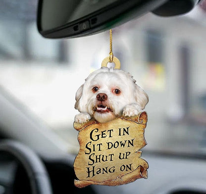 Car Pendant Sleeping Dog Angel Home Decor Acrylic Showcase Hanging Ornaments For Doors