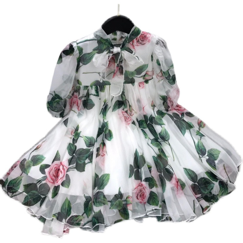 High End Children''s Customized Spring And Summer  Dress