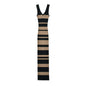 European And American Hot Girl Double V-neck Color Sleeveless Knitted Dress Intellectual Elegant Skinny Sheath