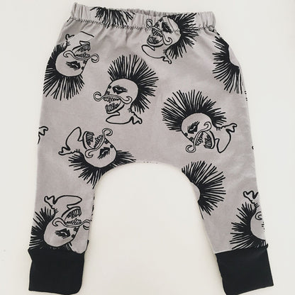 Infant Children's Suit Skull Cotton Children Short Sleeve Blouse And Pants