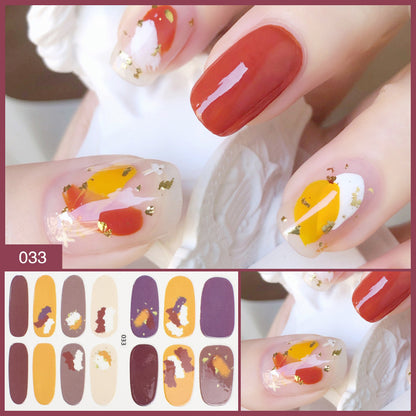 Manufacturer''s Direct Selling Nail Enhancement Sticker Full Paste Ins Japanese