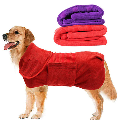 Pet Super Absorbent Quick Drying Fiber Bath Towel