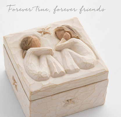 Customized Willow Friendship Resin Carving Decorative Box