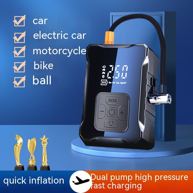 Car Portable Inflating Tool High-power Electric Tire Inflating