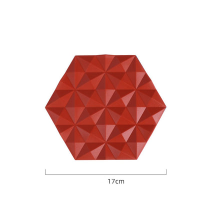 Table Insulation Pad Silicone Light Luxury Placemat Anti-scalding Anti-slip Pad