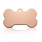 Cat And Dog ID Label Carving Personalized Pendant