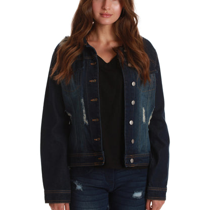 High Premium High Quality Custom Women's Denim Jacket Button Detail Vintage Style Sweet Design OEM Services
