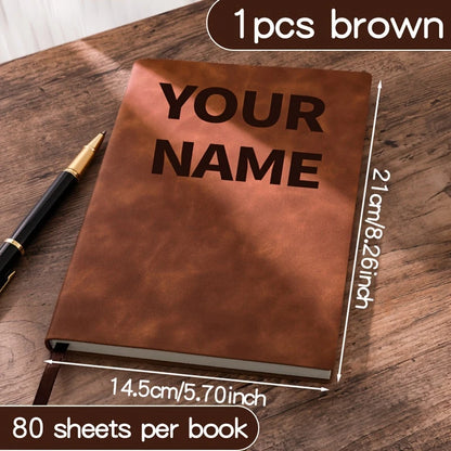 Personalized Name Soft Notebook, Durable & Stylish for School, Meetings, Journaling and Gifting