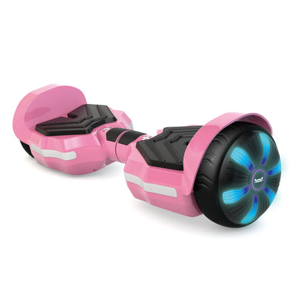 Simate K1 6.5" Hoverboard Electric Self Balancing Scooter with Bluetooth Speaker Colorful Lights UL2272 Certified All Terrain