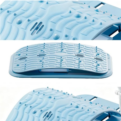 Lower Back Massager Stretcher Adjustable Manual Airbag Lumbar Tractor Ergonomic Lumbar Support Board Ergonomic Lumbar Support Board Comfortable Acupressure Points Ergonomic Design