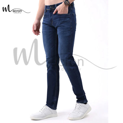 Good Supplier New Unique Design Lightweight Breathable With Own Logo In Different Color For Men Straight Mid-Rise Denim Pants