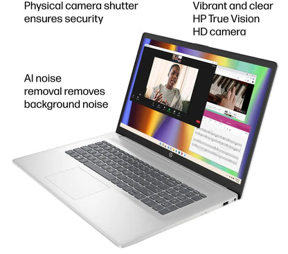 Hp 17 Touchscreen Laptop, Amd Ryzen 5 7430U, 17.3" Hd+ Anti-Glare Display, Up to 16Gb Ram, 512Gb Ssd, Backlit Keyboard, Windows 11 Home
