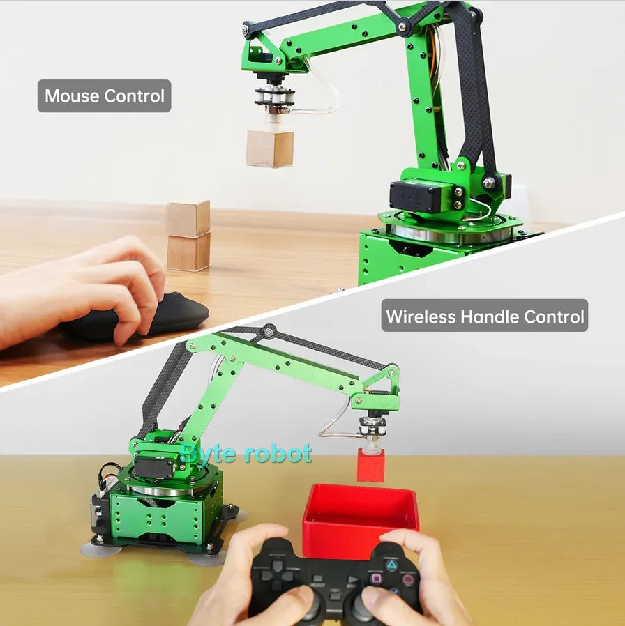 MaxArm 5 Axis Robot Arm Open Source Inverse Kinematics Robotics Manipulator for Arduino and AI Python ESP32 Programmable Robot
