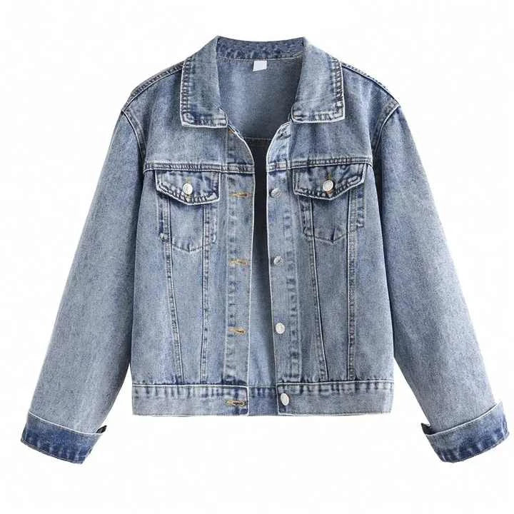 Best New Fashion Pakistan Manufacturer Plus Size Custom Design Printed Denim Button Women Jeans Jackets High Quality Vintage