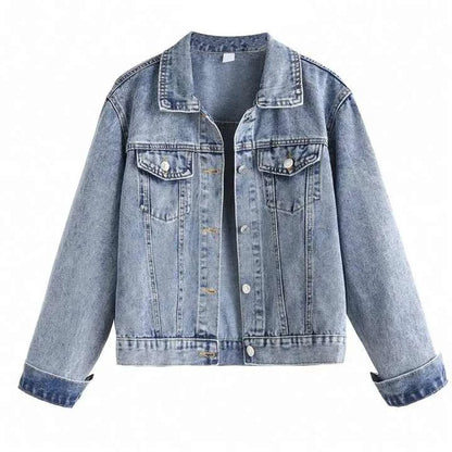 Best New Fashion Pakistan Manufacturer Plus Size Custom Design Printed Denim Button Women Jeans Jackets High Quality Vintage