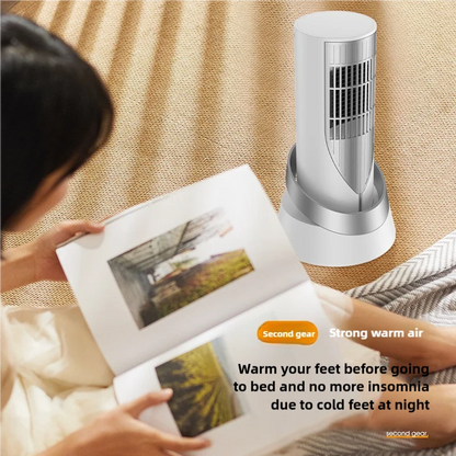 Space Heater, PTC Ceramic Heating, Indoor Electric Heater, Small Portable Heater for Office Patio Garage Home, Mini Desktop Ceramic Heater with Overheating and Tip Over Protection