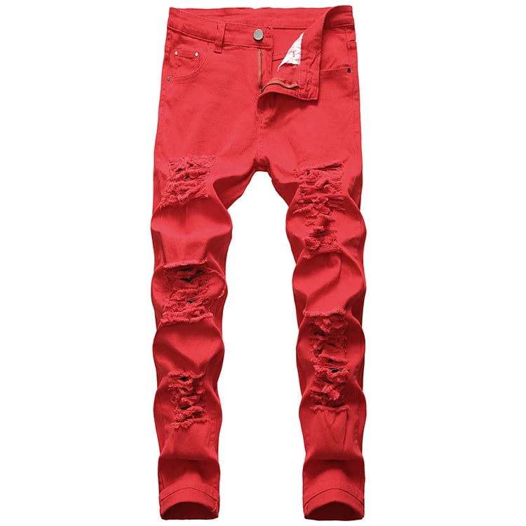 Wholesale High Quality Custom Men Straight High Street Eco-Friendly Breathable 100% Cotton Heavyweight Denim Slim Fit Black