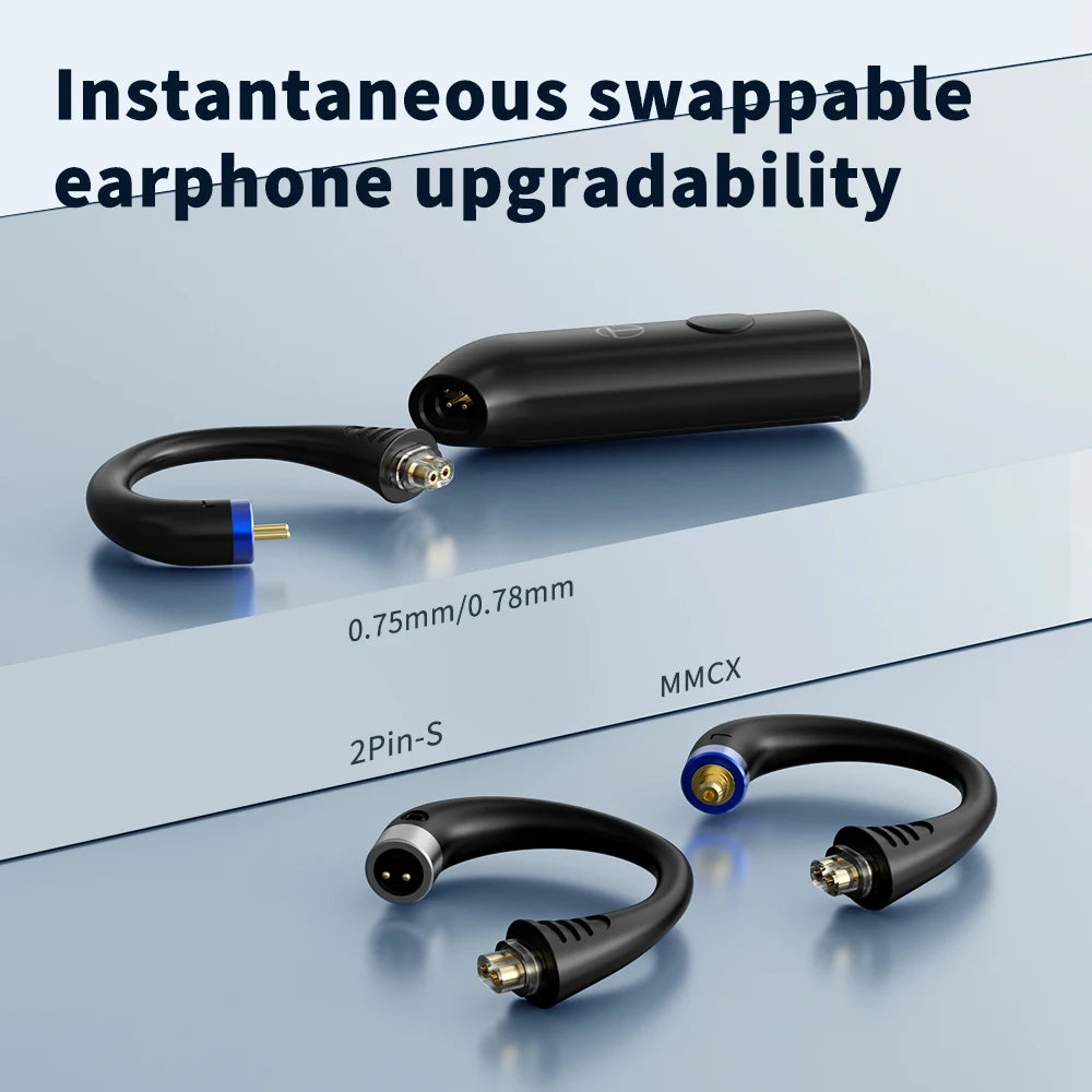 TRN BT20 Pro True Wireless Bluetooth 5.3 Earphone Module HiFi Earphone Upgrade Cable /MMCX Connector Replaceable Plug Ear Hook