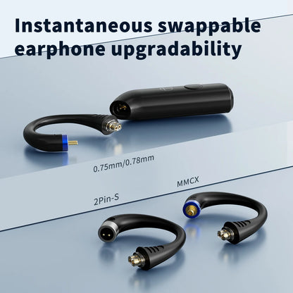 TRN BT20 Pro True Wireless Bluetooth 5.3 Earphone Module HiFi Earphone Upgrade Cable /MMCX Connector Replaceable Plug Ear Hook
