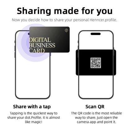 NFC Business Card Fast Reading Smart Name Card Digital Business Card Contactless Business Gift Social Recognition Card
