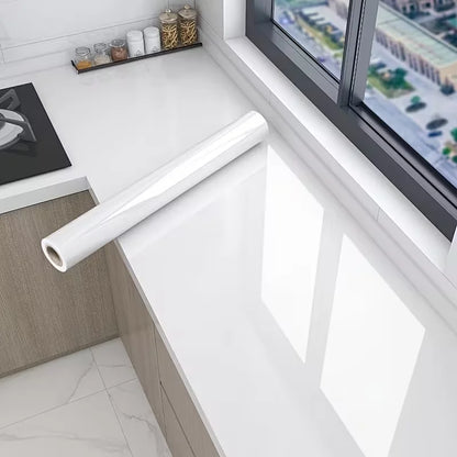Kitchen Pearlescent Film Waterproof Wallpaper PVC Self-Adhesive Wall Stickers DIY Home Decor for Room Wardrobe Cabinet Furniture