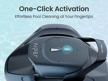 Aiper Seagull 800B Smart Pool Robot Cleaner,Powerful 1320GPH Suction,,Suit For Above Ground Pools,180μm Filter Tray,Battery Up to 90-Mins,WaterProof IPX8,Refurbished