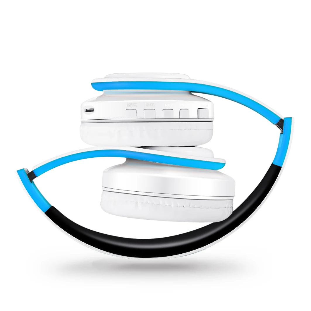 Stereo Wireless Headphones Bluetooth Headset with Mic SD Card Slot for Girls - Samsung Sport Style - 20 Hours Playtime