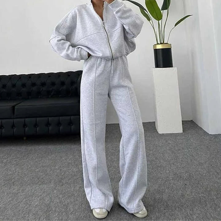 100% Cotton Sweat Pant 2 Piece Flare Pants Set Men Two Piece Sets Women Jogger Track Suit Sweatpants and Hoodie Sets