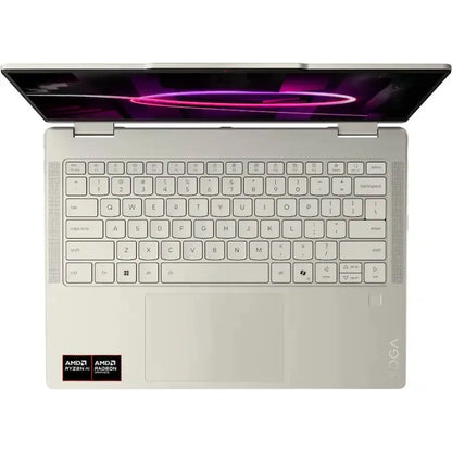 Lenovo Yoga 7a 2-in-1 Laptop, 14'' 2K OLED Touchscreen, AMD Ryzen AI 5 430 Processor, Up to 64GB DDR5 RAM, 2TB SSD, Copilot+ AI PC, Wi-Fi 7, Windows 11, Seashell