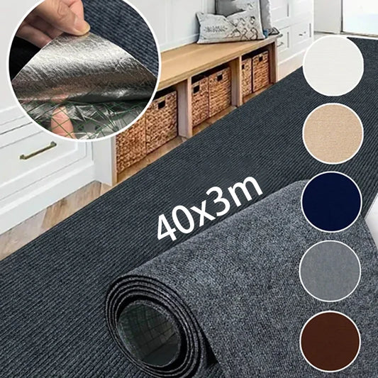 Kitchen And Bedroom Rug 40cm x 3m Absorbent Self-Adhesive Suitable For Room Decor Bathroom Solid Color And Living Room.