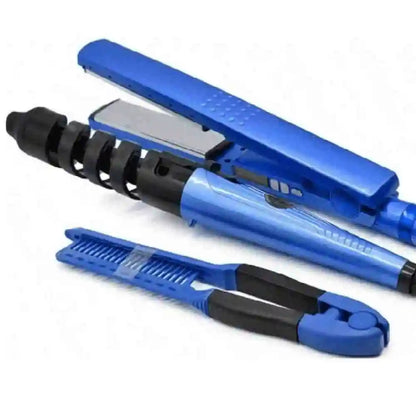 Straightener Kit, Hair Curler Hair Straightener Set