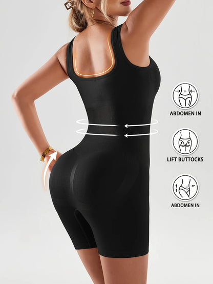 Women's 1pc Yoga Jumpsuit, Bodysuit, Seamless Shapewear Romper - High Elasticity, Tummy Control and Lifting, Elegant Multi-Color Sleeveless Bodysuit, Suitable for Fitness and Training, Elastic Fabric, Opaque for Daily Wear an