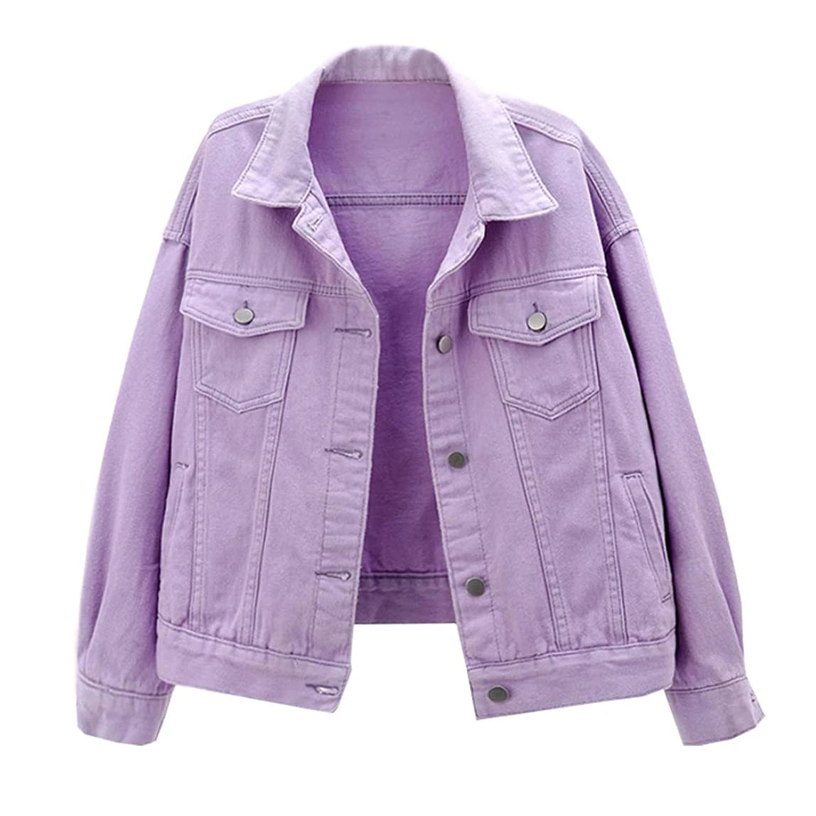 High Premium Casual Jackets for Women Breathable Denim Streetwear Button Wholesale Pakistan Suppliers' Washed Technique