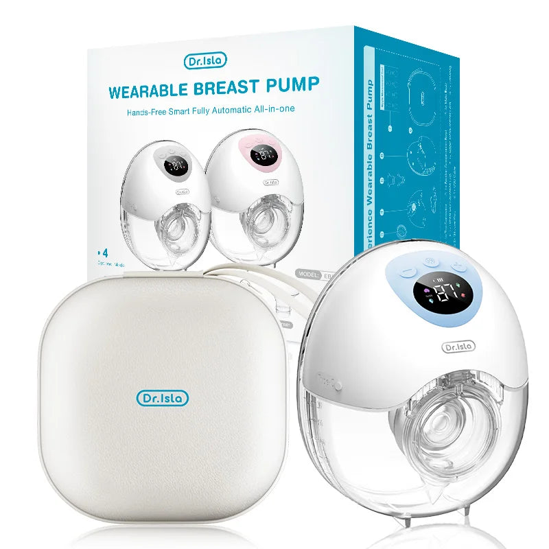 MAMIJOY Wearable Electric Breast Pump 4 Modes 36 Suction Levels Hands Free 35dB Low Noise Breast Pumps Breastfeeding EB50＆EB50D