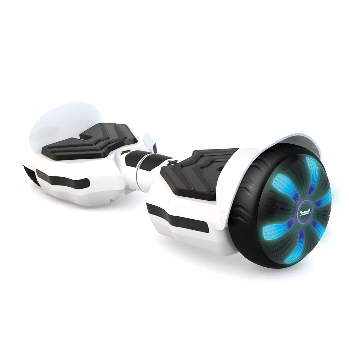 Simate K1 6.5" Hoverboard Electric Self Balancing Scooter with Bluetooth Speaker Colorful Lights UL2272 Certified All Terrain