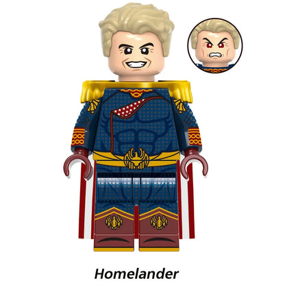 Soldier Homelander Desktop Ornaments Anime Fans Gift Trendy Figures Elements Micro Mini Builded Gift Model Series Halloween
