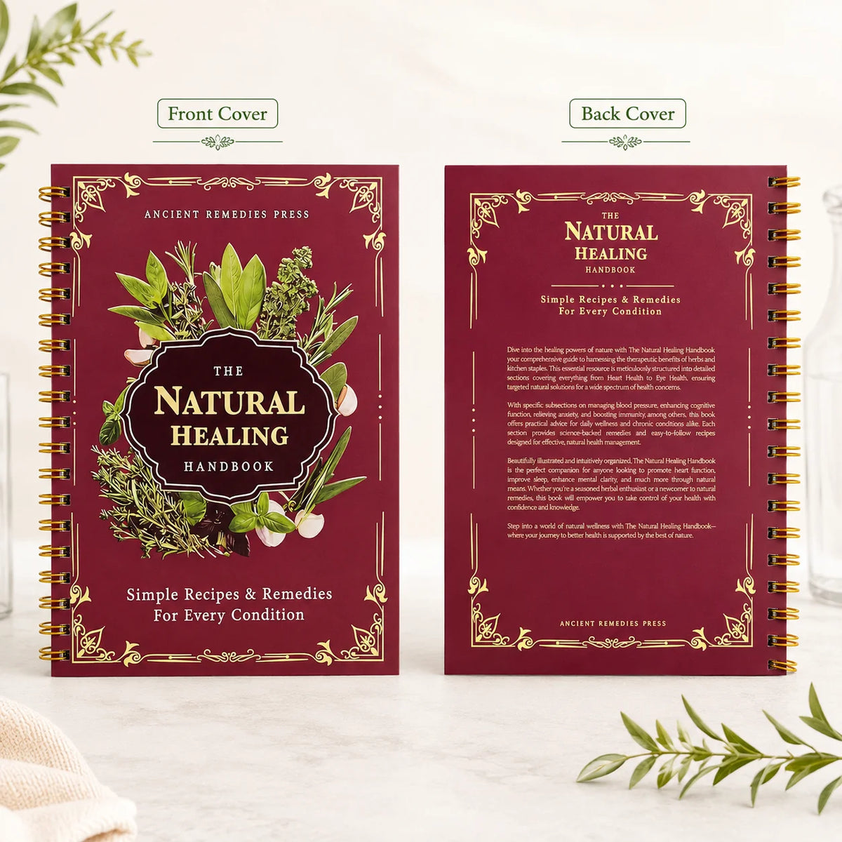 The Natural Healing Handbook: Herbal Remedies & Simple Recipes for Everyday Wellness