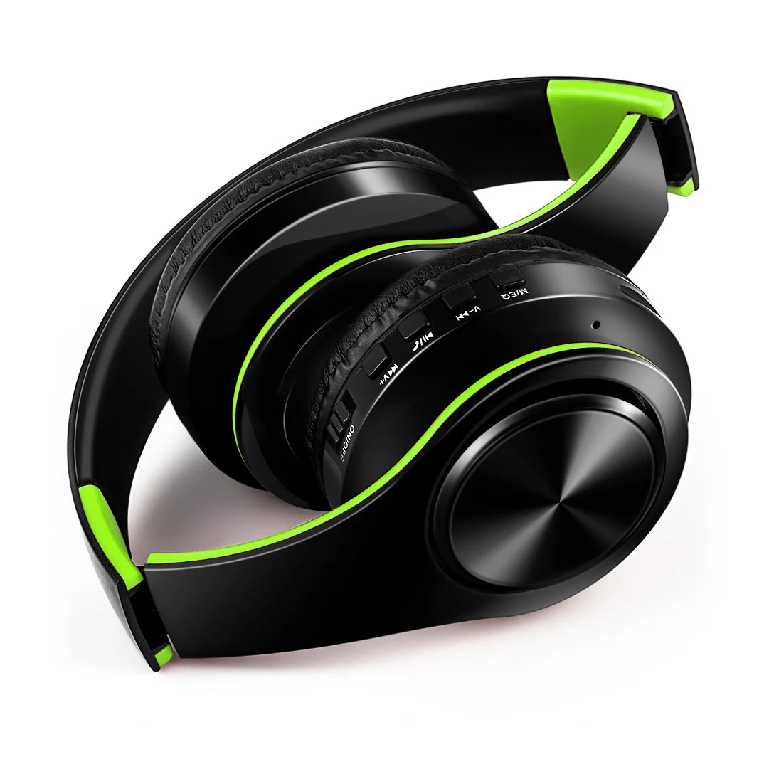 Stereo Wireless Headphones Bluetooth Headset with Mic SD Card Slot for Girls - Samsung Sport Style - 20 Hours Playtime
