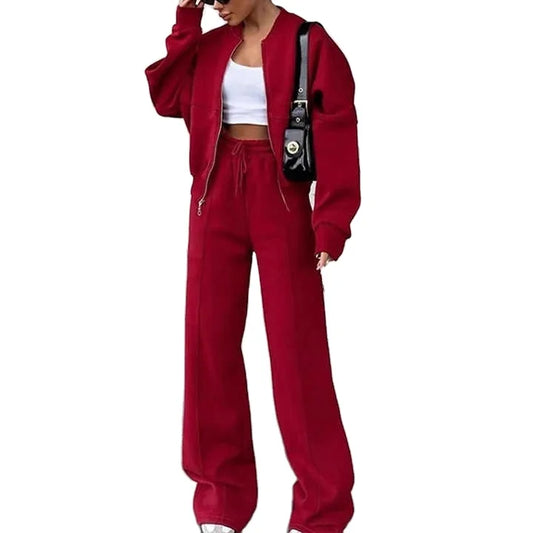 100% Cotton Sweat Pant 2 Piece Flare Pants Set Men Two Piece Sets Women Jogger Track Suit Sweatpants and Hoodie Sets