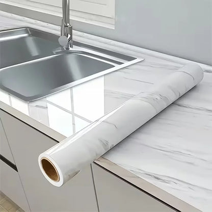 Kitchen Pearlescent Film Waterproof Wallpaper PVC Self-Adhesive Wall Stickers DIY Home Decor for Room Wardrobe Cabinet Furniture