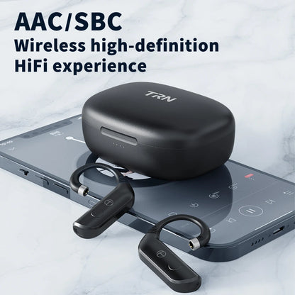 TRN BT20 Pro True Wireless Bluetooth 5.3 Earphone Module HiFi Earphone Upgrade Cable /MMCX Connector Replaceable Plug Ear Hook